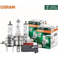 OSRAM Halogen H1 H3 H4 H7 H11 HB3 HB4 HIR2 LONG LIFE Car Original Head Lamp 9005 9006 9012 12V 3200K White Bulb Durable Fog Lamp