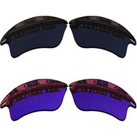 Aaaxopticflow 20+ Color Choices Polarized Replacement Lenses for Oakley Fast Jacket OO9097 Frame