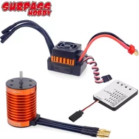 SURPASS HOBBY Waterproof F540 3300KV 4370KV Brushless Motor W/60A ESC Combo for 1/10 1/12 RC Car Truck Toy image 4