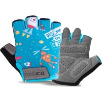 AliExpress TOSUOD Children'S Fingerless Gloves Silicone Non-Slip Palm Pad Breathable Kid'S Fingerless Gloves Outdoor Sports Cycling Gloves