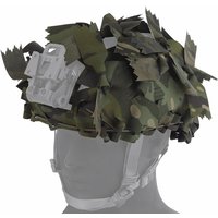 Tactical Fast High Cut Helmet Cover 3D Camouflage Net Helmet Cover Hunting Shooting Ballistic Laser Cut Scrim Helmet Gear