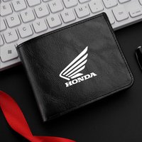 Leather Motorcycle Emblem Wallet Credit Card Purse Portable Wallet For Honda CRF1100 1000L CB650R CB500X HRC CT125 X-ADV CB400