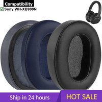 Replacement Leather Earpads Cushion Cover Repair Parts For Sony WH-XB900 WH XB900 XB900N WH-XB900N Headphones Earmuff Ear Pads