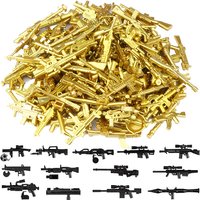 100pcs Miniature Firearms Model Spare Parts Black/Golden Simulation Mini Mode Household Decorative Crafts DIY Accessories TMZ