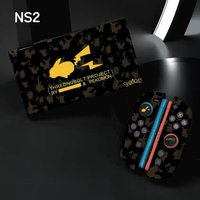 Anime Pokemon Pikachu Dockable Case for Nintendo Switch 2 2025 Cartoon Genger TPU Grip Protective Cover with Joy-Con Controller