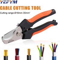 Pince coup-câble et dénudeur de câbles YE-205/205A, capacité de coupe de niveau industriel 24mm²/38mm², diamètre 10mm/16mm, outils en acier 5CR13