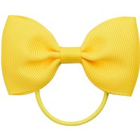 40pcs Random Color Ribbon Hair Rubber Band for Baby Girls Handmade 2.75'' Solid Bow Hair Ties Headwear Kids Hair Accessories