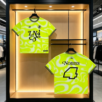 2026 Grandstand'25 Lando Norris Extreme Sports Breathable Quick Drying Short Sleeved Tee Comfortable and Minimalist Beachwear