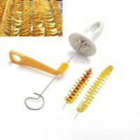 1Pc Manual Whirlwind Cutter Potato Tower Making Machine Vegetable Tools Slicer French Fries Maker Kitchen Accessories Gadgets