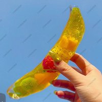 Big Banana Stress Ball Fidget Toys Big Slushy Banana Squishy Toys Squeeze Ball ASMR Anti Stress Relief Toys for Adults & Kids