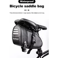 AliExpress PHMAX Bike Saddle Bag Large Capacity MTB Bicycle Saddle Bag Waterproof Road Bike Rear Bag Riding Bicycle Accessories
