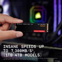 WD_BLACK SN850X 1TB/2TB/4TB/8TB NVMe Internal Gaming SSD M.2 2280 PCIe Gen4 7300MB/s High-Speed Storage