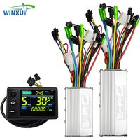 E-Bike Brushless Motor Drive Controller S866 LCD Color Display New Kit 24V 36V 48V 500W 22A for Electric Scooter Mountain Bike