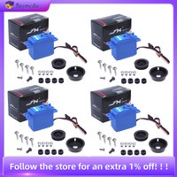 1/2/4PCS JX W5508-2T 8KG 0.4Sec High Speed Sail Winch Servo Digital Metal Gear 360 Degree for Competition Sailboat RC Boat Yacht