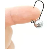 10pcs Mini Jig Head Hook Rockfish Exposed Lead Head Hook Barbed Hook Trout Soft Worm Lure Jig Fishing Hook Fishing Tackle