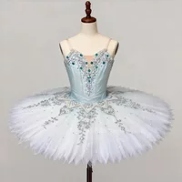 New Blue Fairy Bluebird Ballet Plate Skirt Tutu Skirt Competition Skirt Performance Dress Adult Girl Performance Dress