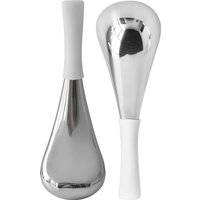 Mini 2pcs Ice Globes Facial Skin Care Tools Stainless Steel Face Beauty Cryo Sticks for Girls Ladies Eye Puffiness Face Massage