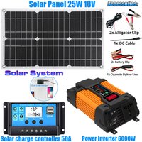 6000W 4000W Solar Power Inverter DC 12V To AC 110V 220V Transformer Power Solar Voltage Converter Modified Sine Wave Inverter
