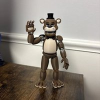 Freddy Fazbear Action Figure Multi-Jointed Movable Model Toy Birthday Gift Game Merchandise