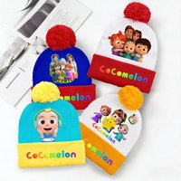 Cocomelons Winter Hats for boy girl Beanies Knitted Solid Hat boy Autumn Female Beanie Caps Warmer Bonnet Ladies Casual Cap Gift
