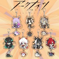 Hot Game Tomorrow’s Ark Arknights Acrylic Keychain Chongyue Dusk Ling Nian Shu Jie Chibi Bag Pendant Charms Accessories Gift