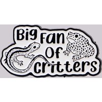 Big Fan of Critters Enamel Pin Cute Animal Brooches Lapel Pins Badge on Backpack Clothing Accessories Nature Enthusiasts Gift