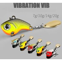 1pcs Long-Cast Vib Wobbler Jighead Spinning Vibrating Thumb Lure for Freshwater and Saltwater Sea Fishing Spinnerbait Tackle