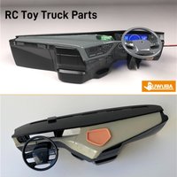 1/14 RC Toy Truck Cab Center Console Dashboard Suitable For Tamiya 1/14 RC Tractor Truck FH16 750 Parts Accessories