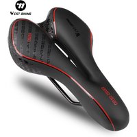 WEST BIKING MTB Gel Comfort Bicycle Saddle Foam Road Bike Painless Seat PU Leather Versatile Cycling BMX Saddle Bicycle Parts