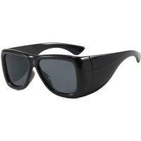 AliExpress sggoart Thick Frame Square Sunglasses Y2K Personality Cat Eye Sun Glasses UV Resistant Cycling Glass Sport Sunglasses Shades Eyewear