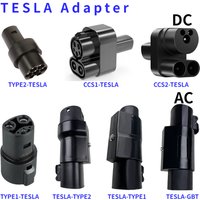 ELectric Car Charging Connector Type 1 Type2 CCS1 CCS2 to Tesla Convertor EVSE EV Charger Adapter for Tesla Model X/Y/3/S