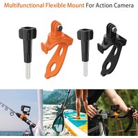 Universal Flexible Strap Bracket For DJI Pocket 3/Action 5 Pro/4/3 Insta360 Ace Pro 2 For GoPro 13 Action Camera Accessories