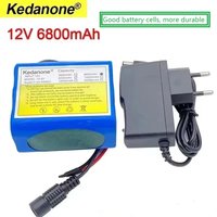New18650 Li-ion 12V 6800mah battery 6.8 Ah Rechargeable batteries with BMS Lithium Battery packs Protection Board +12.6V Charger