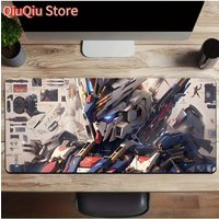 Blueprint Style Gundam Close Up Gaming Mouse Pad Waterproof Non-slip Desk Mat