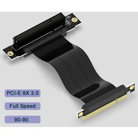 PCI Express PCI-E 8X Adapter Riser Card 90 Degree Converter Card for Server Chassis Computer PCI-E 3.0 X8 TO X8 1X Riser 90-90