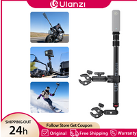Ulanzi VL03 Motorcycle Invision Selfie Stick Holder for DJI Pocket 3 Insta 360 for Gopro Action Camera with Dual Super Clamp image 4