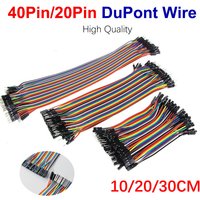 Dupont Jumper Wire Cable Set Kit ,10CM 20CM 30CM Male to Male, Male to Female, Female to Female for arduino DIY Jumper Wire Kit