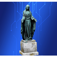 1/35 Scale Die-Cast Resin Figure Model Kit Ave Maria Statue Unpainted