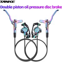 AliExpress TANKE MT200 Bike Hydraulic Disc Brake MTB Brake BL BR 800/1600mm Bicycle Brake 2 Piston 3 Finger Steel Lever Bike Parts Upgrade