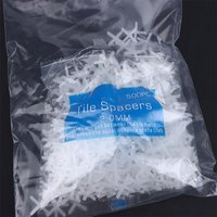 500pcs/pack Plastic Cross Ceramic Tile Leveling System Clips Spacer Ceramic Floor Construction Tools 1/1.5/2/2.5/3/5mm