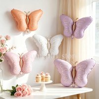 Matte Butterfly Foil Ballons 1PC Woman Birthday Party Decoration Photography Balloons