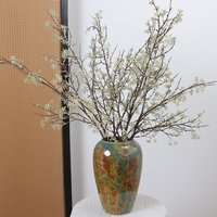 Handmade Artificial Eucalyptus Berries Green Plants Plastic Simulation Eucalyptus Tree Real Touch Floral Arrangement