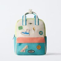 2026 New Cool Skateboard Patch Children's Backpack Soft and Lightweight Student School Bag Large Capacity Boys Casual Backpack
