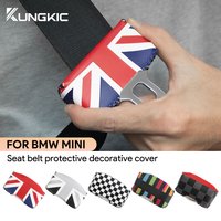 Seat Belt Buckle Protective Cover For MINI Cooper One S JCW F54 F55 F56 F60 R55 R56 R57 R60 R61 Modified Safety Decal