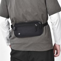 RFID-blockierende wasserdichte Sport-Reise-Telefon-Geld-Gürteltasche, Gürteltasche für Männer und Frauen, versteckte Geldbörse, Reisepass-Tasche, groß