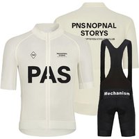 2026PAS New Cycling Shorts with Straps Milk Silk Short Sleeve Cycling Suit Road Bicycle Riding Clothing Polyester Fiber Summer