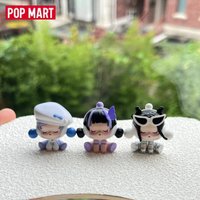 Pop Mart Skullpanda Shanghai Limited Edition Mega Mini Beans Collectible Art Toy Desktop Decor Blind Box Gift For Toy Collectors