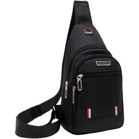 OutDoor Travel Fashion Mens CrossBorder Small Chest Polyester Shoulder Bag Trend Leisure.