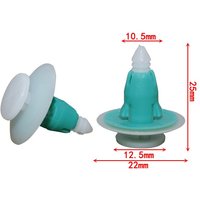 20pcs For Chrysler 300C Sebring Auto Door Trim Interior Panel Clip Rivet Plastic Fastener Green