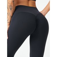 New Peach Hip Yoga Pants Women High Waist Slim Tight Elastic Lifting Butt Naked Feel Sports Fitness Pants